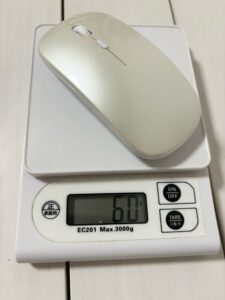 重さ６０gのマウス